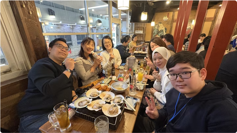 磯丸水産 居酒屋体験の様子