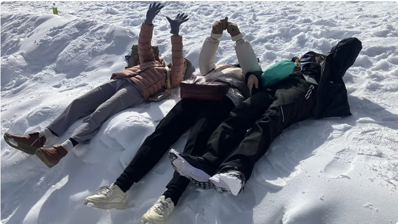 スノーパークYeti 雪体験の様子