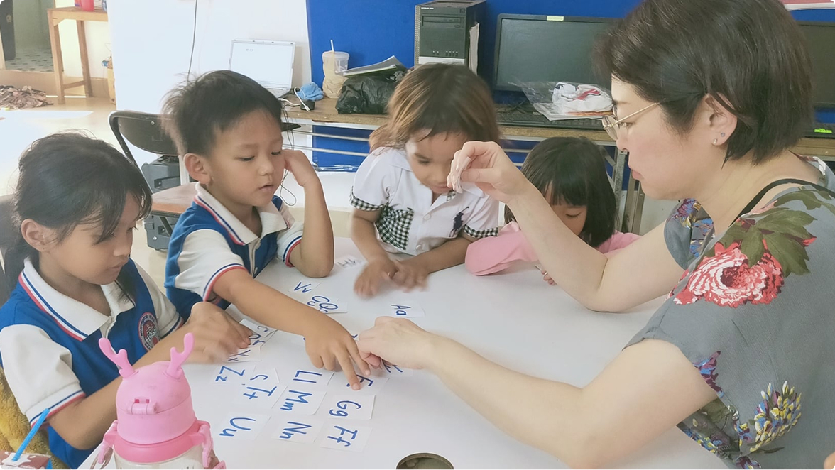 ベテラン英語教師による授業